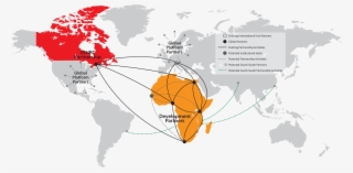 World Map No Borders - Sprint Worldwide Coverage