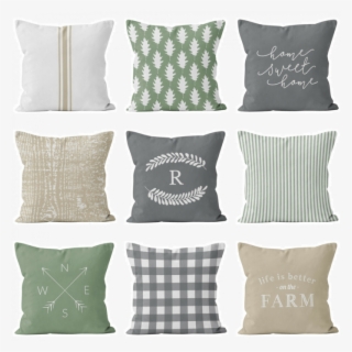 Modern Farmhouse Mix&match Pillow Covers Set In Green, - Nightmare Before Christmas Pillow