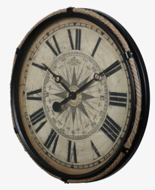 Compass Clock Large Black - Pendulux