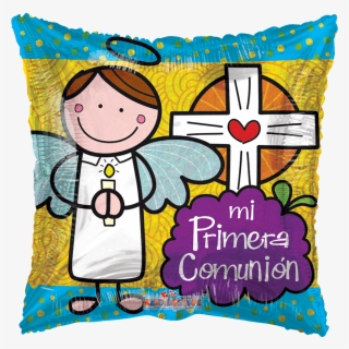 Globo Mi Primera Comunion Celeste - Globos De Helio De Primera Comunion