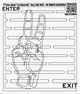 This Free Icons Png Design Of Peace Maze Coloring