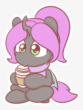 Sugar Morning, Changeling, Chibi, Coffee, Cute, Oc, - Cartoon