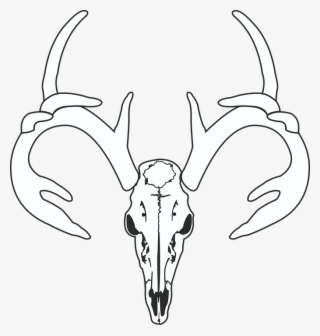 Deer Skull Png - Deer Skull White Logo
