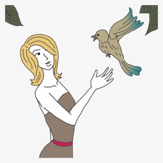 Birds Landing On You In Dreams - Illustration