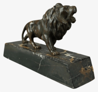 Small Bronze Lion - Bronze Sculpture