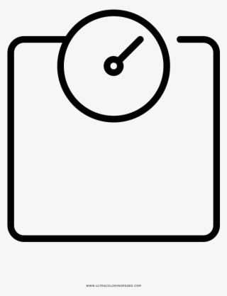 Weight Scale Coloring Page - Sign