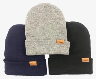 Winter Beanie In Navy, Gray, Black - Beanie