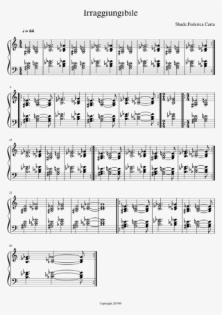 Federica Carta Shade - Sheet Music