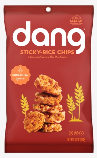 Sriracha Spice Sticky Rice Chips Available On Amazon - Dang Sticky Rice Chips