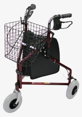 X670 Cougar 3 Wheel Walker Rollator Side View - Cart