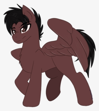 Sinamuna, Black Hair, Brown Eyes, Brown Fur, Full Body, - Cartoon