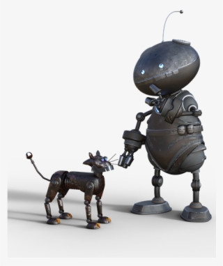 Robot, Cat, Mechanically, Technology, Funny, Figures - Robot Cat Png