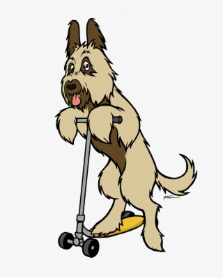 Dog Watching Tv Clipart - Dog Catches Something