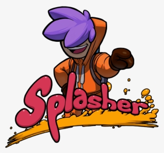 Splasher Is A Fast Paced 2d Platformer From Publisher - Splashers Logo