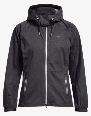 Rohnisch Waterproof Jacket Black Swirl - Giubbotti Uomo Nero Con Cappuccio
