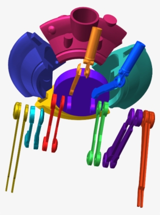 Bottom View - Id10 Droid Leg Parts