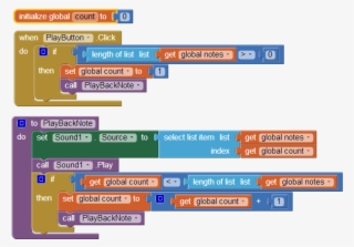 Playing Back The Recorded - App Inventor Recursion