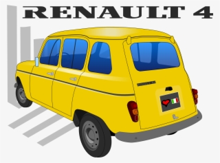 R 4 Senza Logo Renault 1979px 350 - Renault 4 Logo