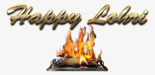 Happy Lohri Png Free Image - Flame