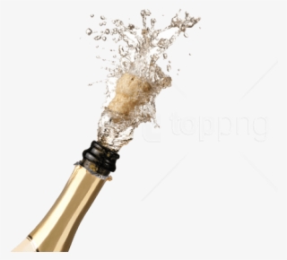 Free Png Champagne Popping Png File Png Images Transparent - Champagne Bottle Popping Transparent Background