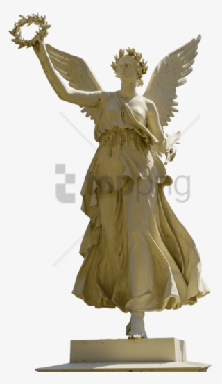 Free Png Statue Woman Holding Crown Png Image With - Statue Transparent