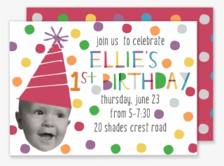 Party Hat Birthday Invitation - Party Hat