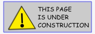 Main Menu - Page Under Construction Sign