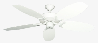 Picture Of Patio Fan Pure White With 52" Outdoor Oar - Ceiling Fan