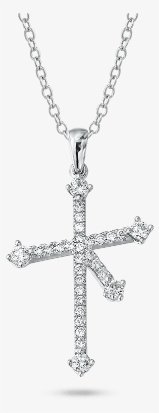 Southern Cross Diamond Micro Set Pendant In White Gold - Pendant