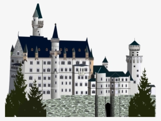 Castle Clipart Germany Cute Borders Vectors Animated - Neuschwanstein Castle