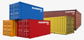 Steel Shipping Containers - Shipping Container Transparent Png