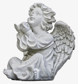 Figure, Angel, Putten, Sitting, Ceramic, Sculpture - Angel Sitting Png