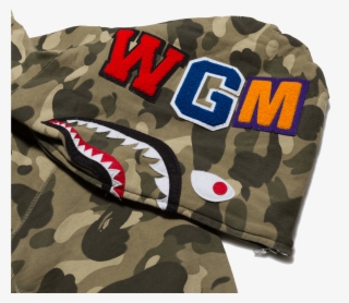 Hot Product Ca942 8e30e Bape Shark Hoodie Green Camo - Military