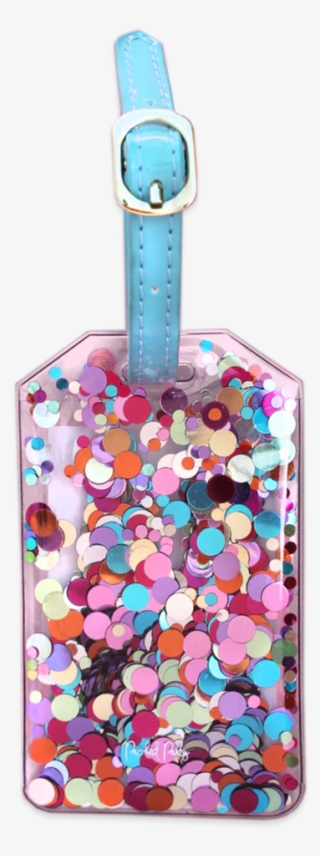 Confetti Luggage Tags - Strawberry