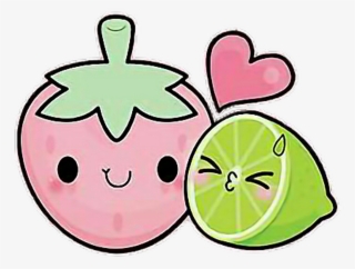 #kawaii #lemon #fresa - Kawaii Strawberry And Lime