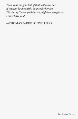 Then Wear The Gold Hat, If That Will Move Her If You - Dedications For Project Report