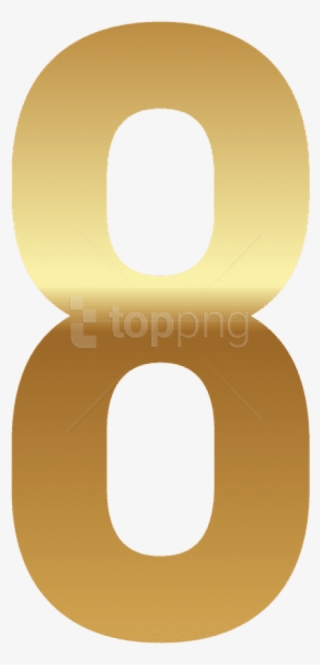 Free Png Download Golden Number Eight Clipart Png Photo - Transparent Golden Number 8