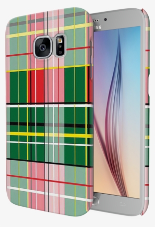 Red And Green Cross Cover Case For Samsung Galaxy S6 - Iphone