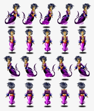 Genie Serif 5 X 4 Sheet By Sunrise-oasis - Cartoon