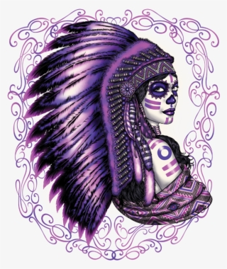Purple Chief Woman - Illustration