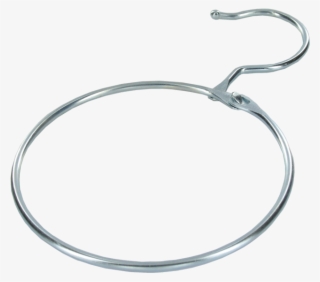 Hook, Hanging Ring With Hook, Metal, Silver - Bangle