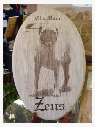 Personalized Wooden Pet Plaque - Hippopotamus