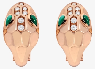 Serpenti Earrings Earrings Rose Gold Pink - Bulgari Serpenti Earrings