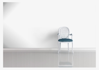 Concrete Wall Wallpaper - Chair