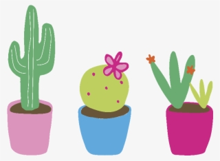 Cute Cactus - Flowerpot