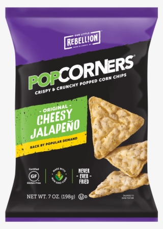 Gluten Free Popcorners, Cheesy Jalapeno White Cheddar, - Popcorners Carnival Kettle