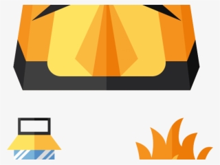 Camp Fire Clipart Silhouette