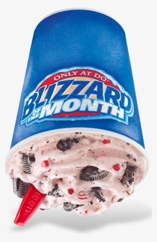 Blizzard Bom Candy Cane Oreo - Dairy Queen Pumpkin Pie Blizzard 2017