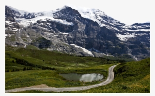 Snow Covered Swiss Alps - Summit