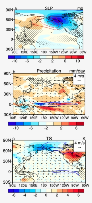 Clip Download Differences Of A Slp Mb B Precipitation - Blank Map Of The World